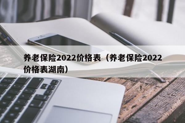 养老保险2022价格表（养老保险2022价格表湖南）