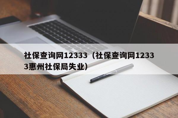 社保查询网12333（社保查询网12333惠州社保局失业）