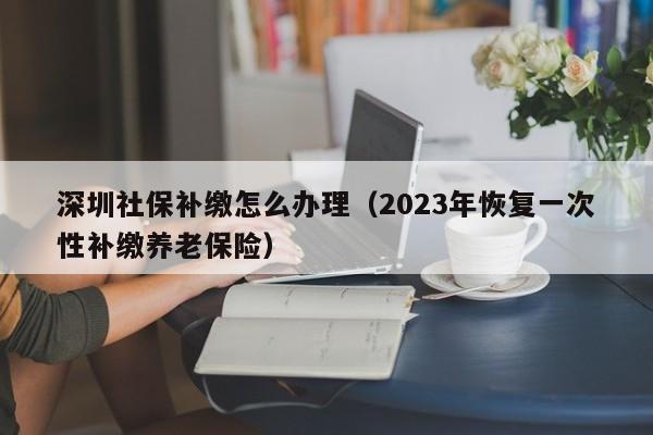 深圳社保补缴怎么办理（2023年恢复一次性补缴养老保险）