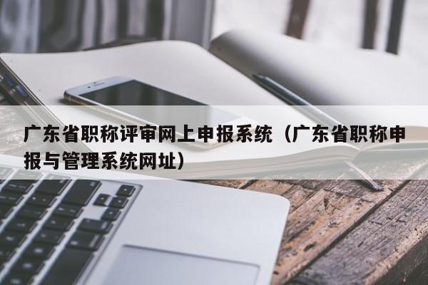 广东省职称评审网上申报系统（广东省职称申报与管理系统网址）